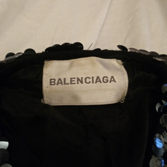 Vintage Balenciaga Sequin beads One Size Blazer cardigan - Picture 3 of 6